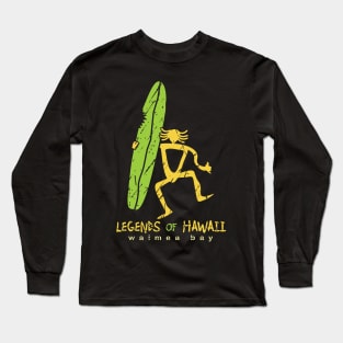 Legends Of Hawaii Vintage Surfer Long Sleeve T-Shirt